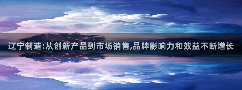 意昂体育3官方客服电话：辽宁制造:从创新产品到市场销售,品牌