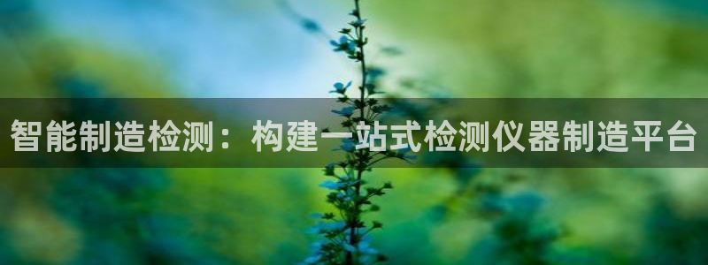 意昂体育3招商电话号码查询：智能制造检测：构建一站式检测仪器