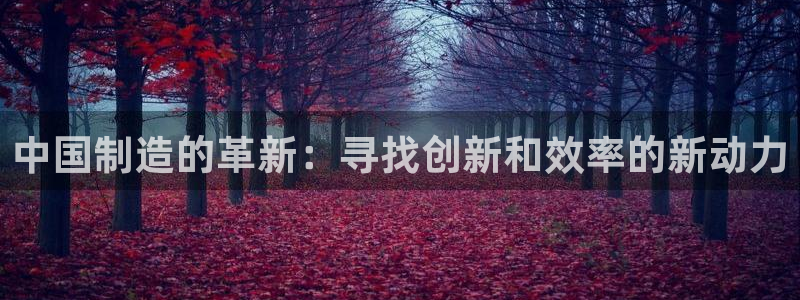 意昂体育3招商电话号码查询是多少：中国制造的革新：寻找创新和
