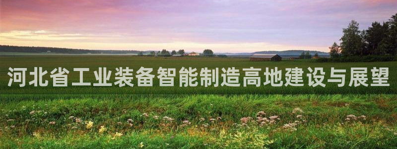 注册意昂3：河北省工业装备智能制造高地建设与展望