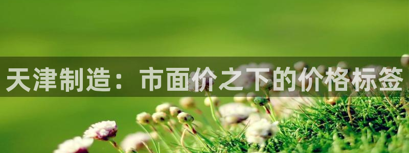 意昂体育3平台：天津制造：市面价之下的价格标签