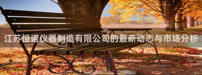 意昂体育3平台注册流程图：江苏恒诺仪器制造有限公司的最新动态
