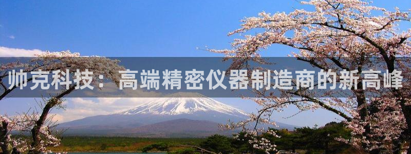 意昂体育3招商电话是多少号码：帅克科技：高端精密仪器制造商的