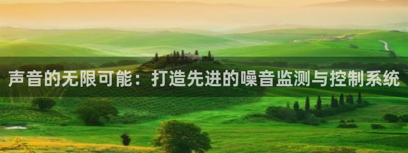 意昂体育3平台注册流程图：声音的无限可能：打造先进的噪音监测