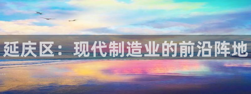 意昂3官方：延庆区：现代制造业的前沿阵地