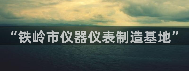 意昂体育3招商电话号码是多少号：“铁岭市仪器仪表制造基地”