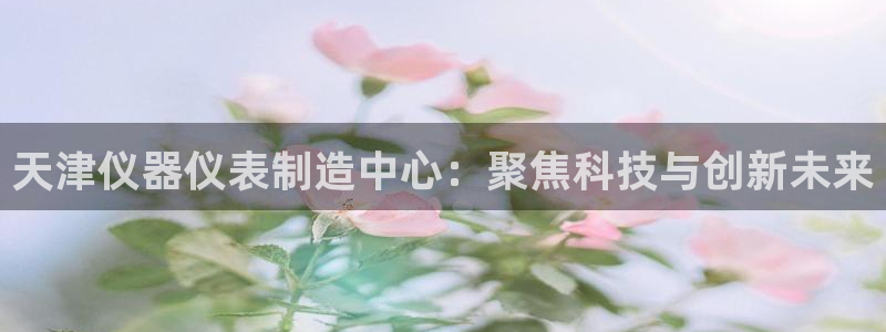 意昂体育3平台注册：天津仪器仪表制造中心：聚焦科技与创新未来